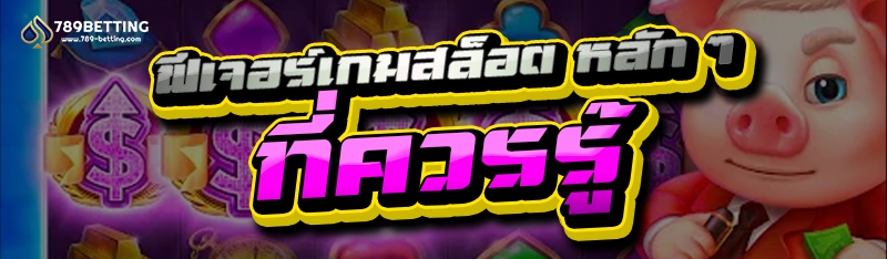 ฟีเจอร์เกมสล็อต หลัก ๆ ที่ควรรู้