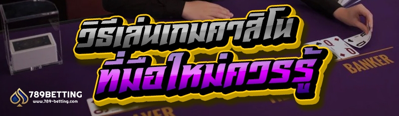 วิธีเล่นเกมคาสิโน ที่มือใหม่ควรรู้