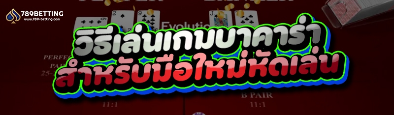วิธีเล่นเกมบาคาร่า สำหรับมือใหม่หัดเล่น